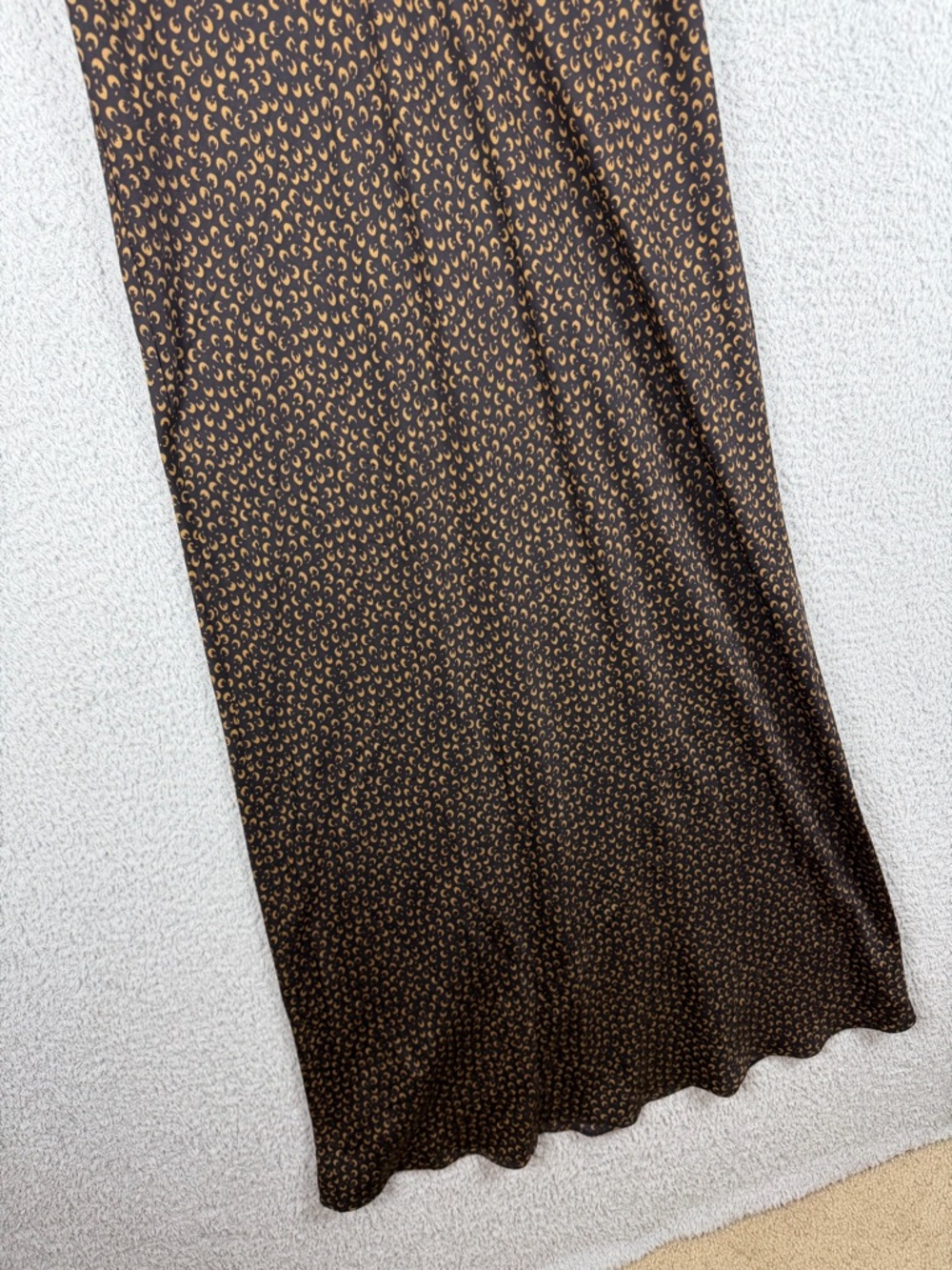 VINCE Star Dot Scoop Neck Tank‎ Maxi Dress Silk/Rayon Blend Sz M - Picture 8 of 12